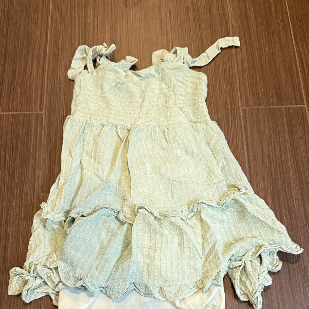 Altar'd State Mint Textured Dress